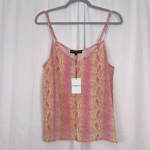 Generation Love NEW Women’s Large Juliana Silk Snake Print Top Cami Blouse